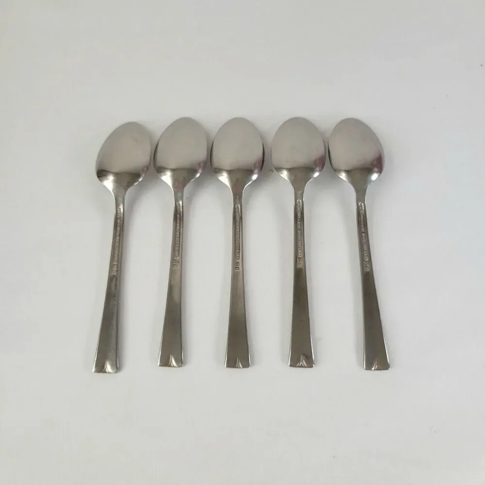 International Silver Rogers Grypsholm Stainless Flatware Set Of 5 Teaspoons 6